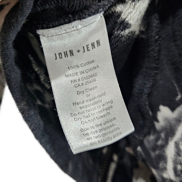 John + Jenn Tie Dye Full Zip Hoodie Sweatshirt - Picture 8 of 8